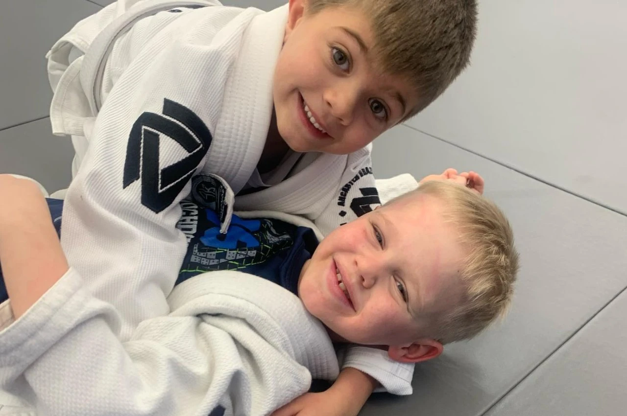 Homeschool kids training martial arts at Ancaster Jiu-Jitsu