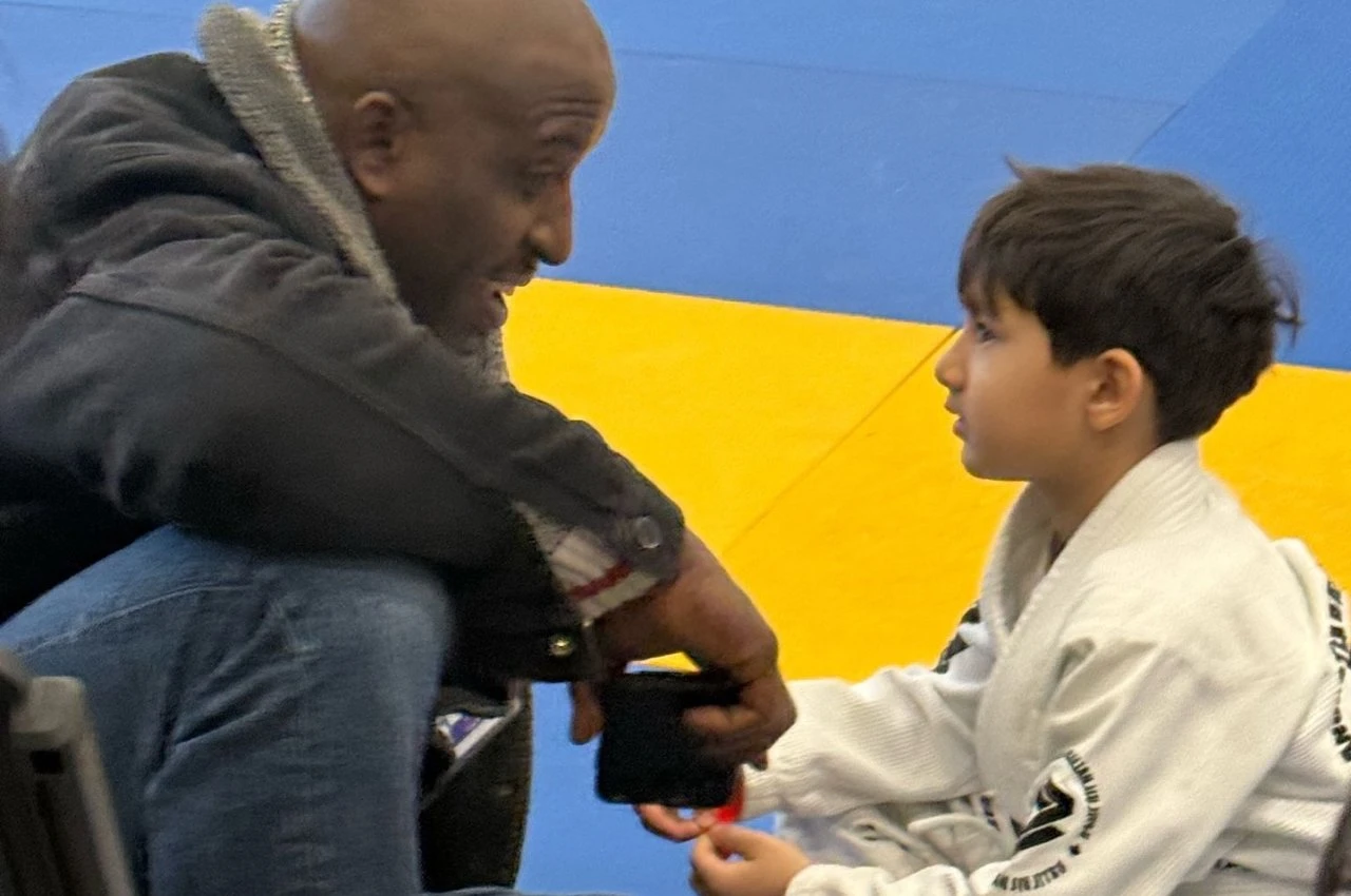 Homeschool kids making friends at Ancaster Jiu-Jitsu